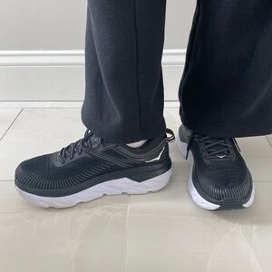 Hoka One One Bondi 7 Black White W